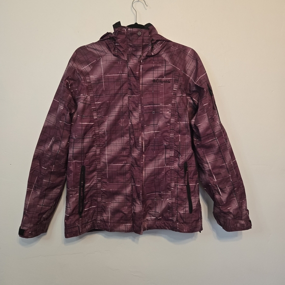 Columbia Jackets & Blazers - Columbia Purple Plaid Jacket